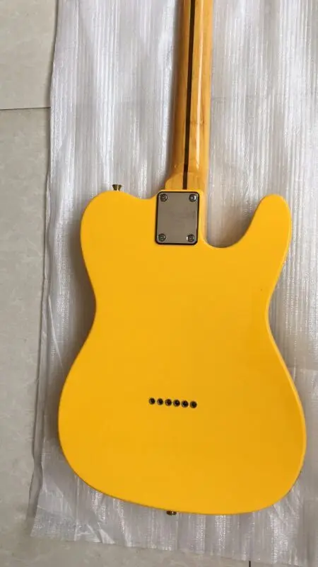Оптовая продажа Новое поступление левша 6 строка Электрогитары в желтом цвете