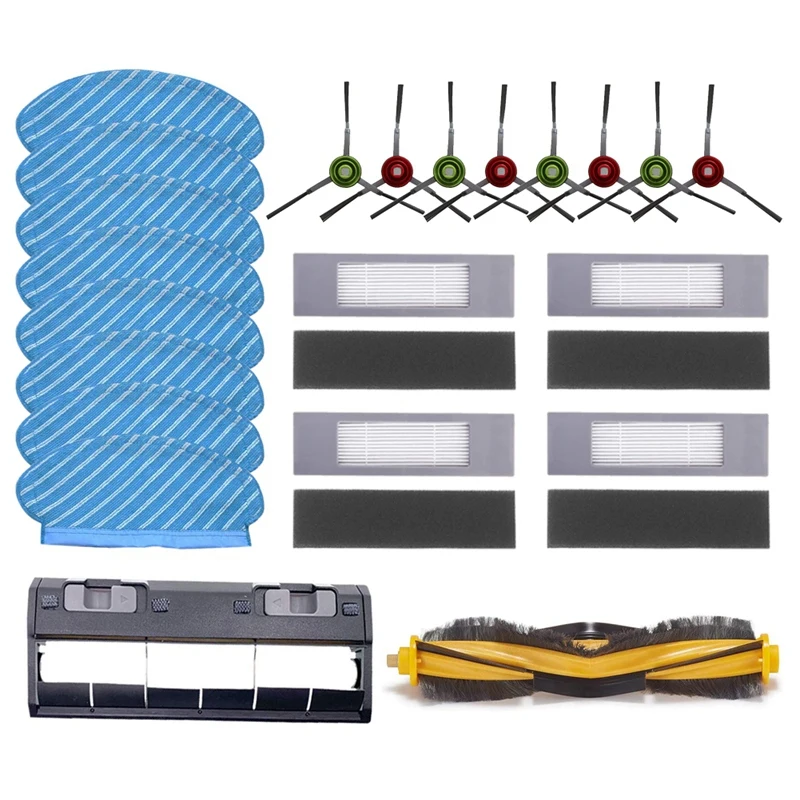 

SANQ HEPA фильтр основной Щетки Для Ecovacs DEEBOT OZMO 950 920 тряпки крышка боковым щеткам обеспечен ing Запчасти для робота-пылесоса