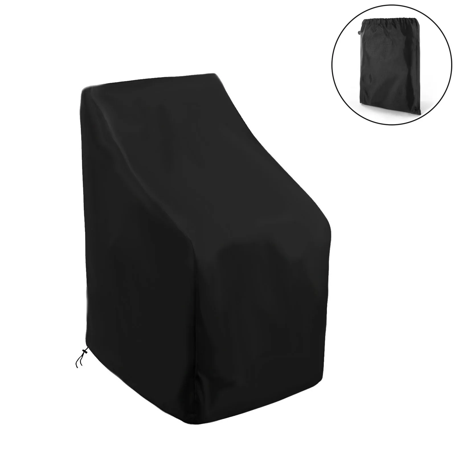 

Stacked Chair Dust Cover Storage Bag Outdoor Garden Patio Furniture Protector High Quality Waterproof Dustproof Chair Organizer