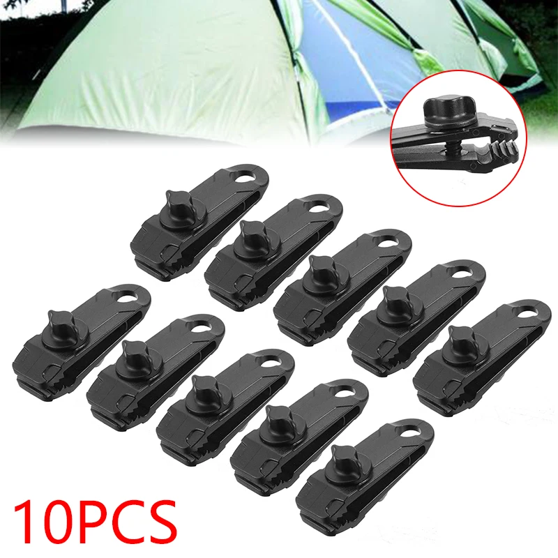 10 шт. навесы брезент палатка Акула зажимы тент мгновенный Зажим Замок Набор для