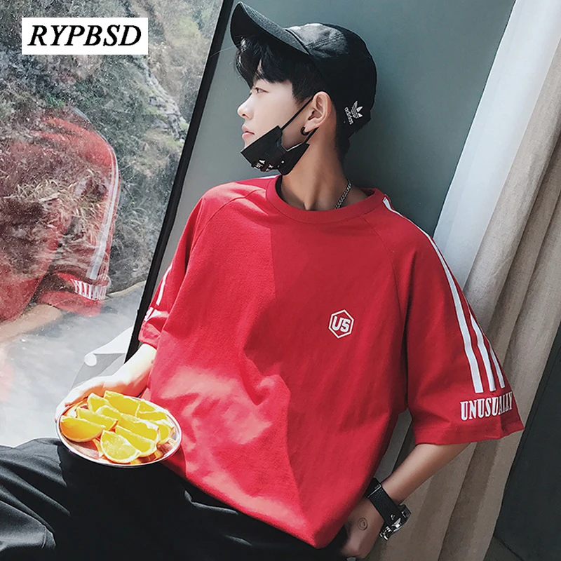 Футболка мужская в стиле Харадзюку уличная одежда хлопок повседневный топ