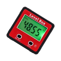360 degree mini digital protractor inclinometer electronic level box protractor angle finder gauge meter bevel measuring tools