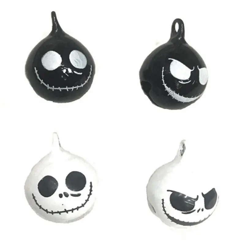 10 Pcs Pumpkin Bells Pet Collar Charm Ghost Skull Party Halloween Decor 667A | Дом и сад