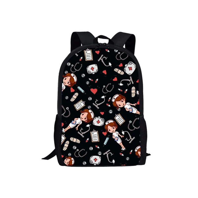 Школьный рюкзак ELVISWORDS для девочек и мальчиков, с принтом медведя