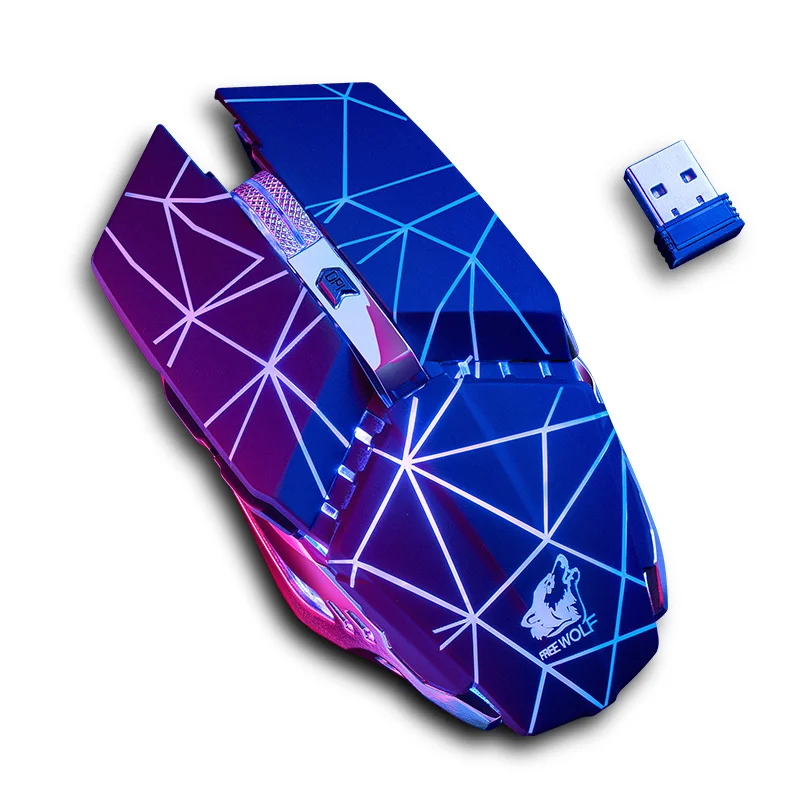 

Мышь X11 Беспроводная игровая аккумуляторная Бесшумная, 2,4 ГГц, USB
