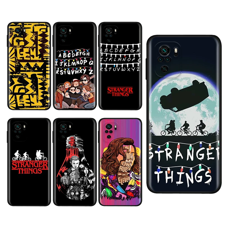 

Stranger Things Silicone Cover For Xiaomi Redmi Note 10S 10 9 9S 9T 8T 8 7 6 5 Pro Max 5A 4X 4 5G Soft Phone Case