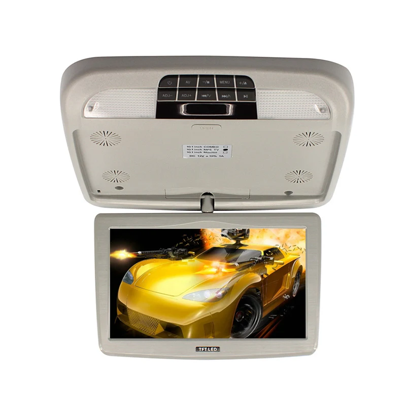 10 дюймовые автомобильные мониторы откидной TFT ЖК экран автомобильный монитор на