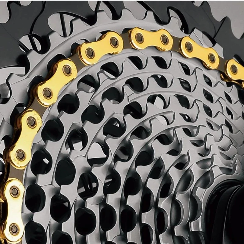 

KMC Bicycle Chain 12 Speed MTB Road Bike Chains 126 Links with Magic Clasp X12 Gold 12S Compatible With SHIMANO SRAM