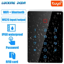 IP68 Waterproof WIFI Tuya Standalone Keypad 125KHZ Card Door Entry Access Controller Smart Door Lock Door Access Control System