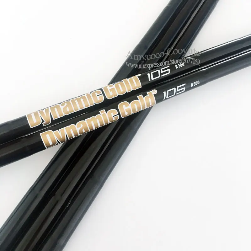 Новые металлические клюшки Динамический вал золото 105 R300 Гибкий Стальной Вал 0 370