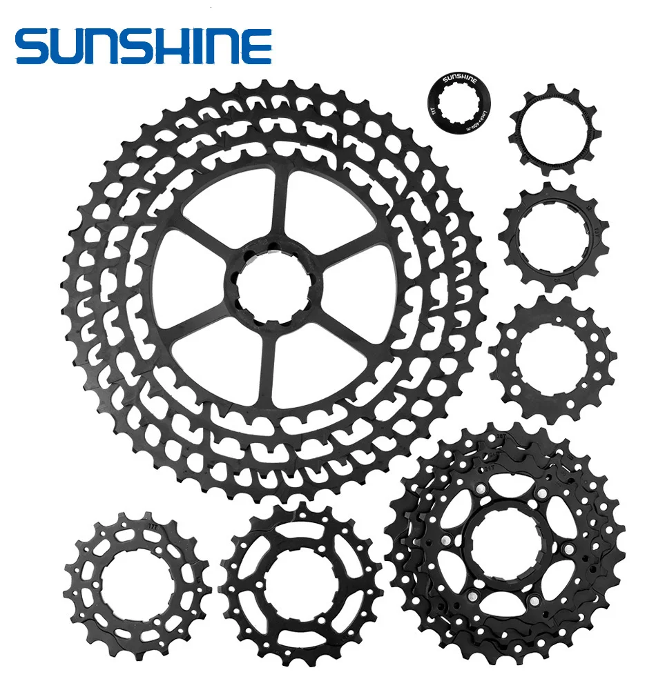 Солнечный велосипед кассета 11 12 скоростей MTB велосипед freewheel 11-50 T/11-52 T Сверхлегкий 360 г CNC Freewheel MTB части для HG