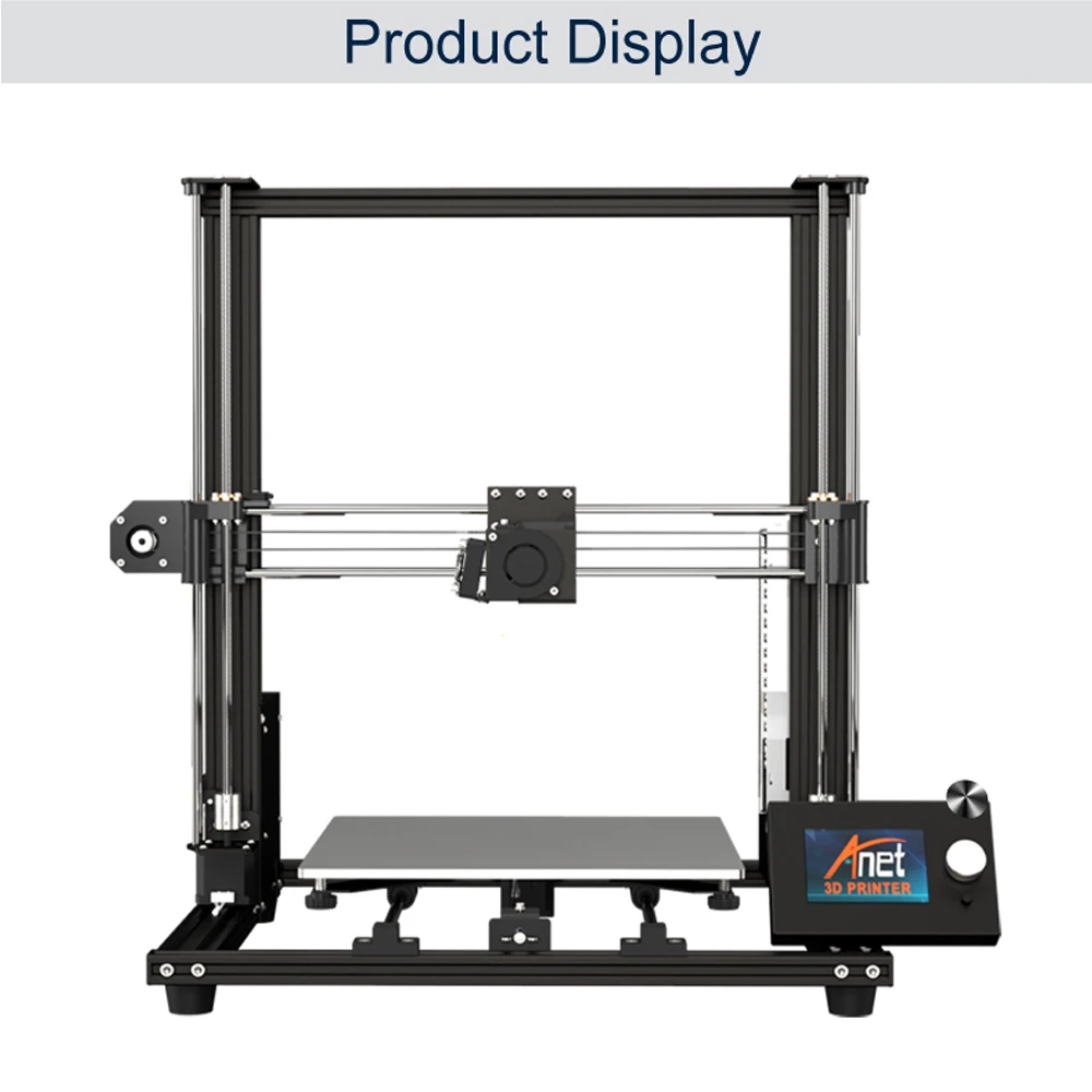 Обновленная версия 300*300*350 мм Impressora 3d принтер A8 Plus Anet DIY 3d принтер комплект с Micro SD картой USB разъем
