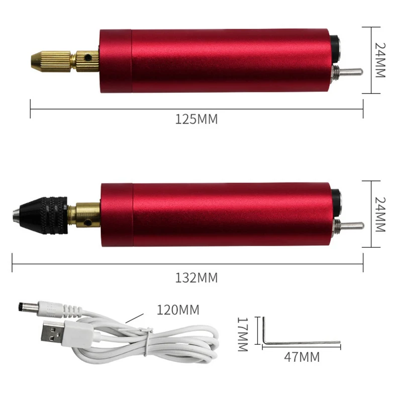 

DIY Electric Grinder Hand Drill Polishing USB Rotary Tool Milling