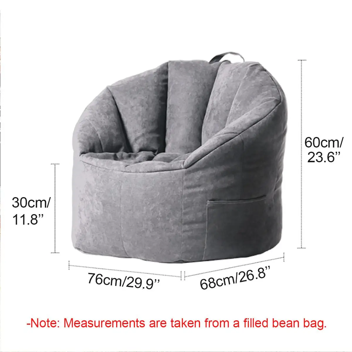 

Candy Color Bean Bag Sofa Cover Without Filler Lounger Sofa Chair Ottoman Seat Living Room Furniture Beanbag Pouf Puff Couch