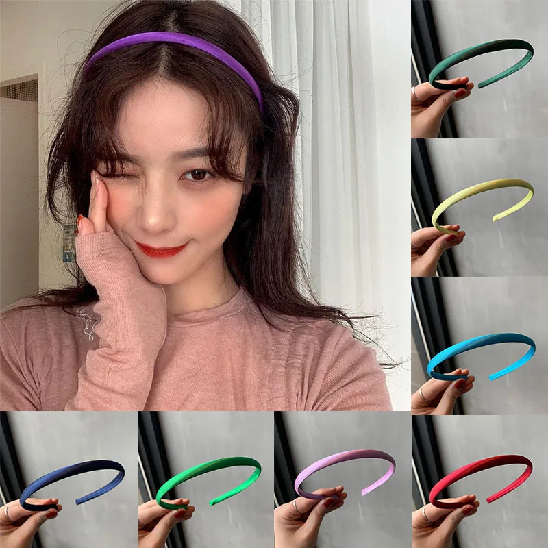 

Solid Female Frosted Bezel Headband Turban Hairband For Women Lady Hair Hoop Hair Accessories Headwear Headdress Elegant