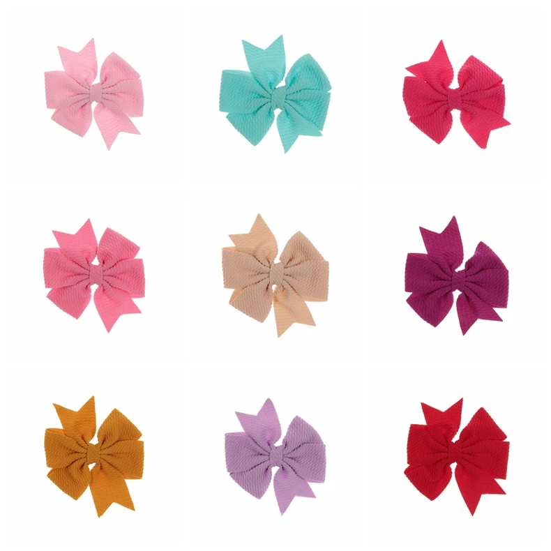 

10pcs/lot Fashion Children Hair Band 24 Color Bowknot Headband Hairpins DIY Holiday Decorations Cute Birthday Gifts
