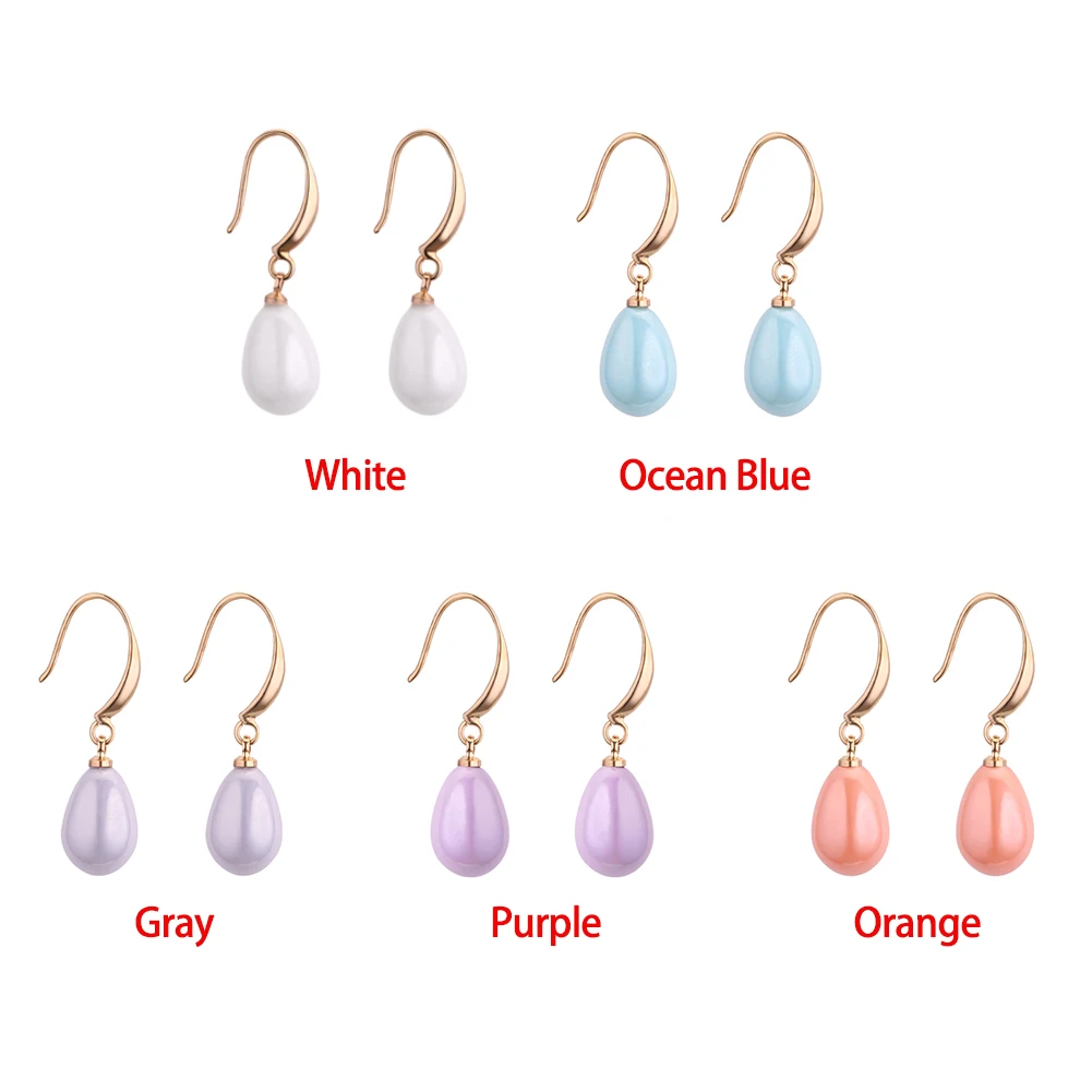 Women Pearl Drop Earring Water Sweet Fashion Jewelry Temperament Earrings Elegant Student |