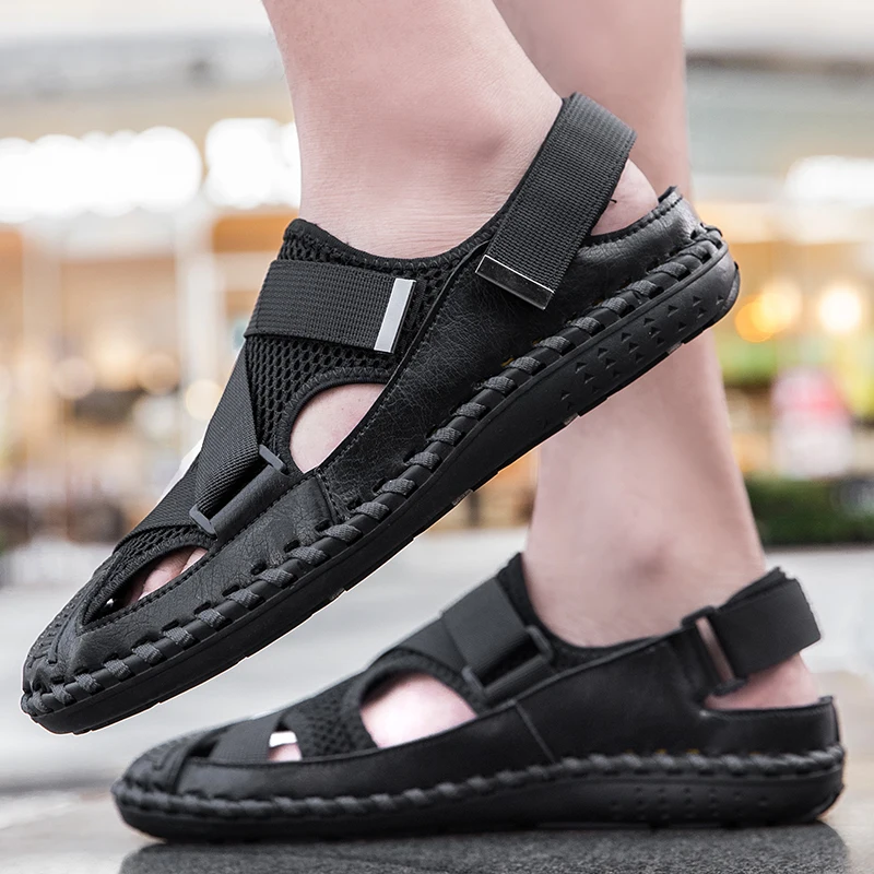 2021 Summer Men Hiking Shoes Mesh Fabric Mountain Climbing Shoes Outdoor Trekking Sneakers Hunting Boots Men Zapatillas Hombre