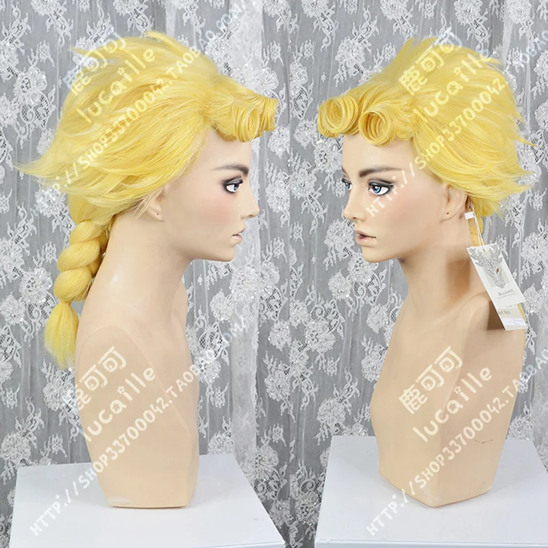 Парик для косплея Джоджо из м/ф невероятные приключения термостойкие