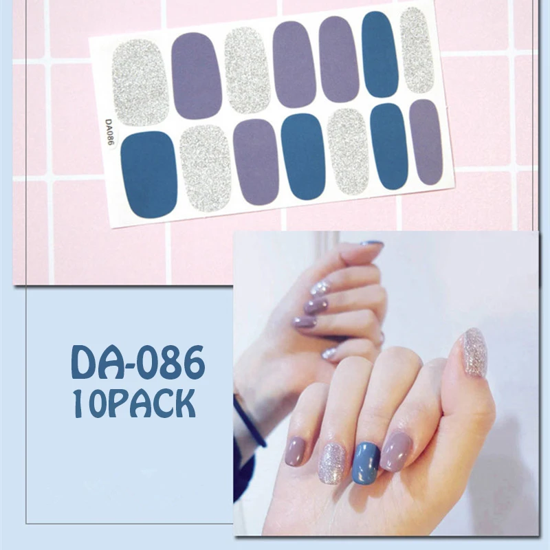 10 шт. наклейки для ногтей улыбка | Красота и здоровье