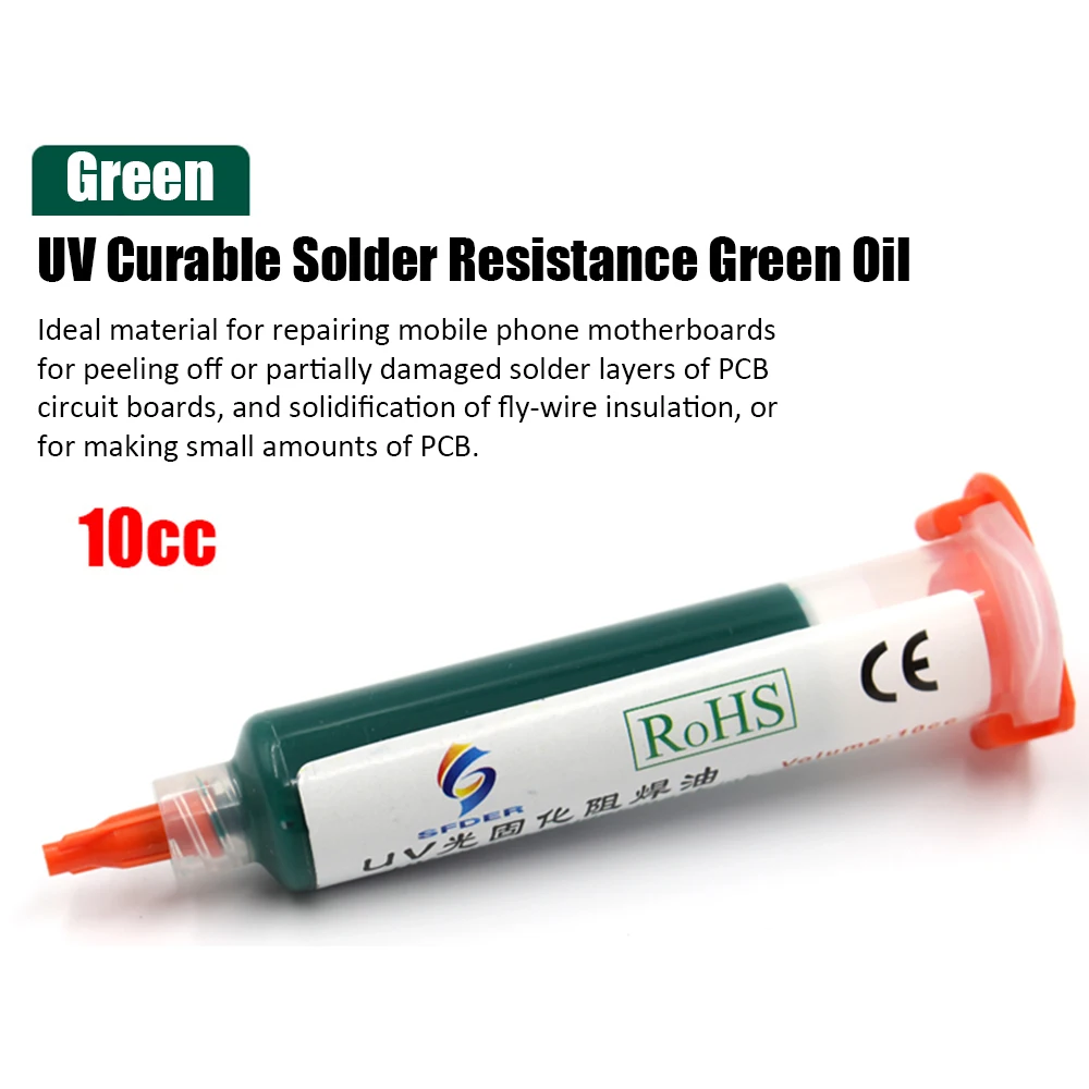 6 цветов УФ отверждаемая паяльная маска печатная плата краска сварочные флюсы