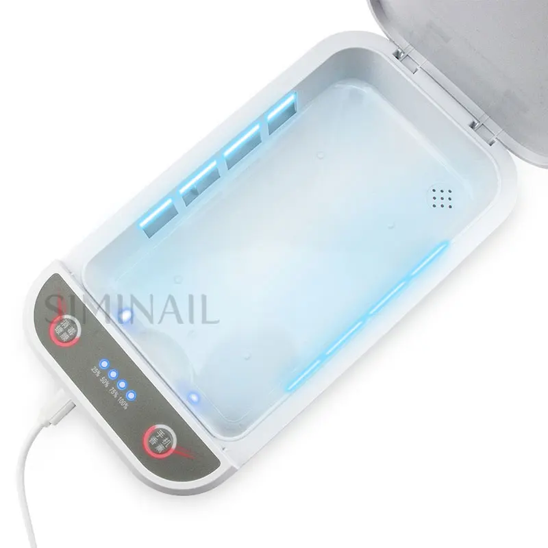 

Smart UV Sterilizer Box Mobile Phone UV Sterilizer Portable UV Ultraviolet Light Sterilize Cleaner Disinfection Box Automatic