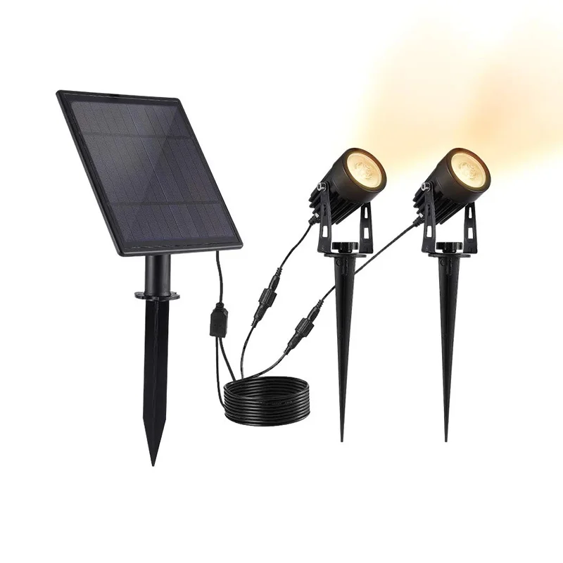 Новый фонарь на солнечных батареях водонепроницаемый IP65 Солнечный светодиодный