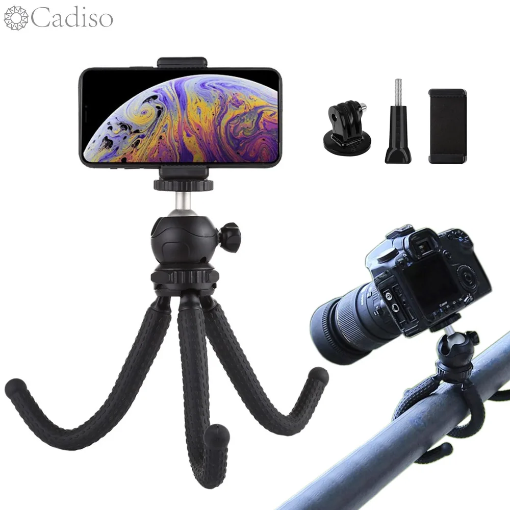 Портативный штатив-Осьминог Cadiso гибкий дорожный мини-штатив монопод для