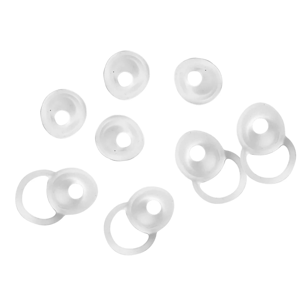 8 шт. универсальные силиконовые гелевые наушники ушные крючки гели колпачки для