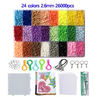 2 6mm5mm hama beads fuse perler iron beads tool and template education toy fuse bead jigsaw puzzle 3d for children