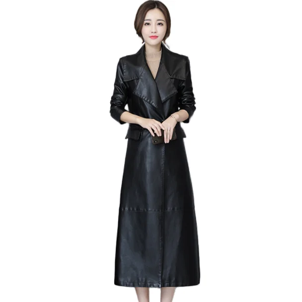 Кожаная куртка осень 2020 женская новая PU кожаная пальто из мягкой кожи тонкая