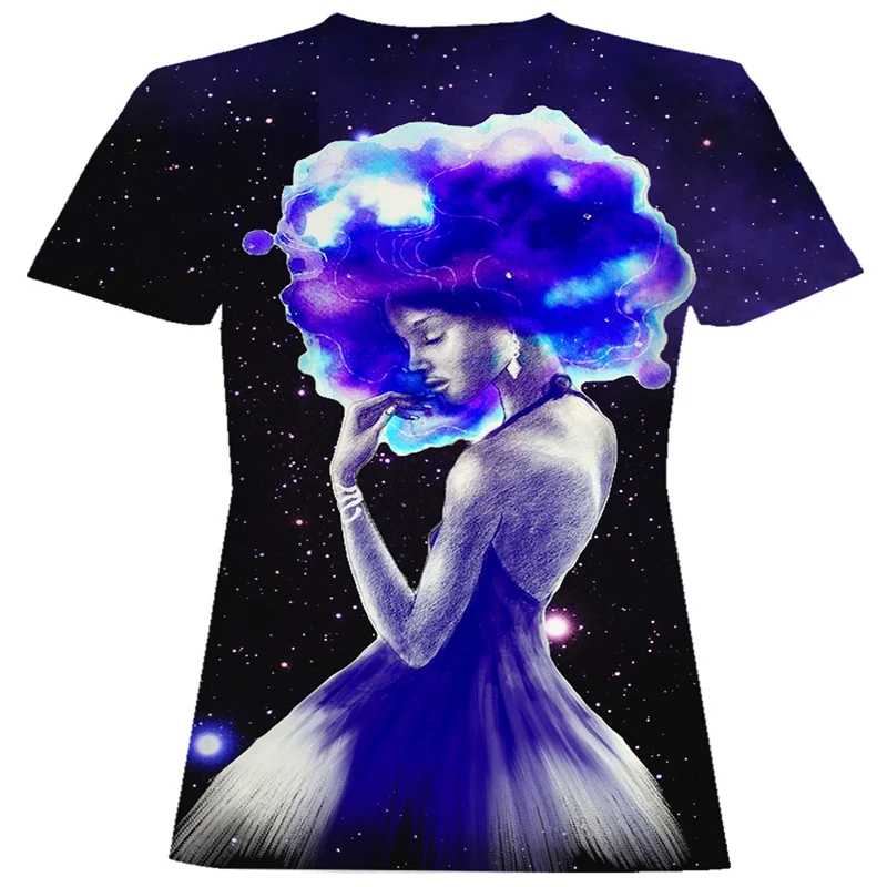 

2021 New Arrival Women T-Shirt 3D Digital Full Printing Fashion Anime Shirt Short Sleeve Harajuku Anime Shirt