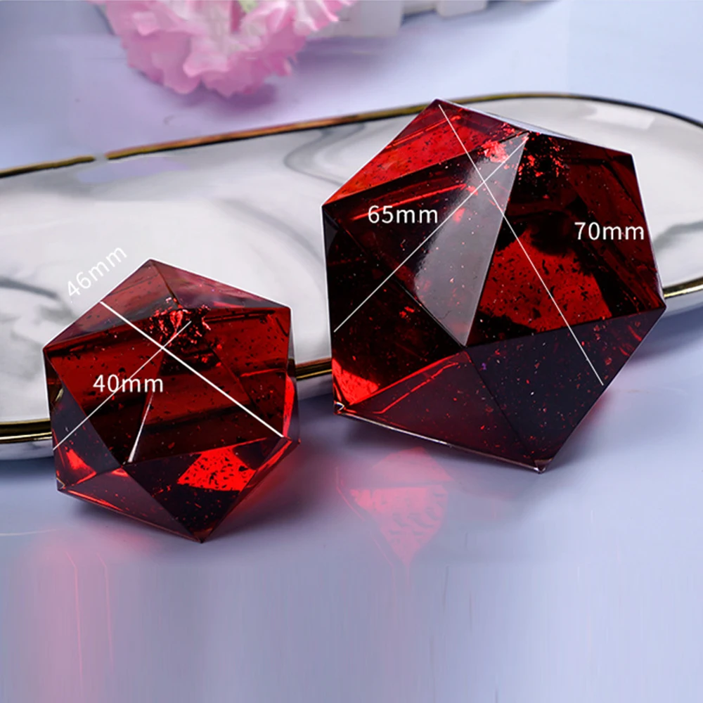 DIY Хрустальная эпоксидная форма для настольного украшения стола большая