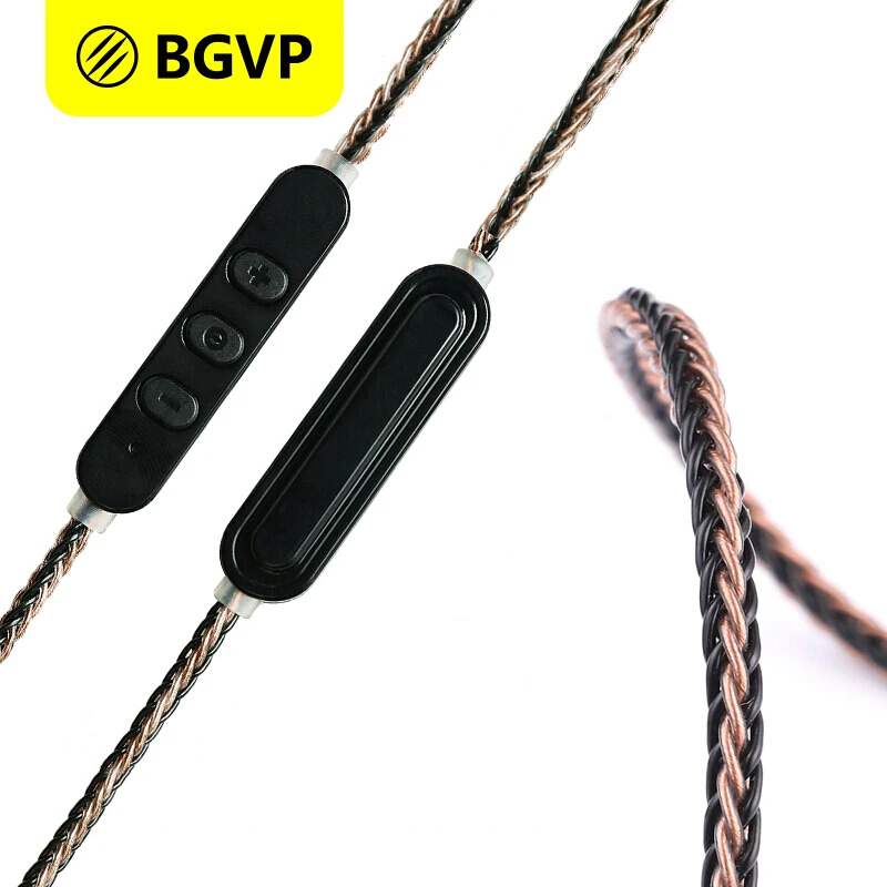Беспроводной Bluetooth кабель BGVP M1 4 2 APTX MMCX с модулем обновления микрофона съемный для