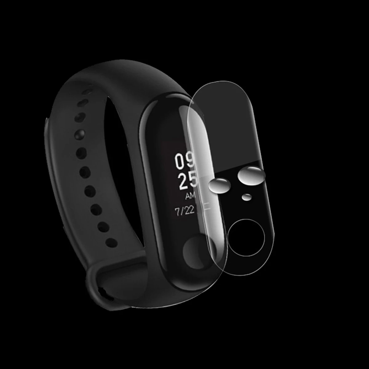 Защитная пленка для экрана Xiaomi Mi Band 3 защита смарт часов miband HD от царапин не
