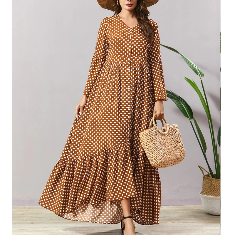 MISSJOY 2019 abaya размера плюс 4XL мусульманские дубайские платья модные женские с