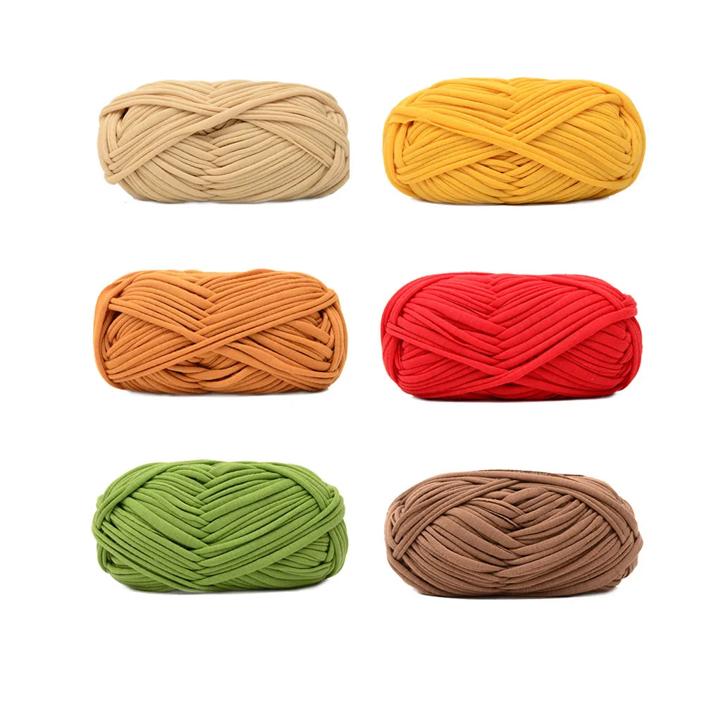 Likeecords 100 г/рулон толстая нить для вязания крючком Ткань Пряжа ручная вязка