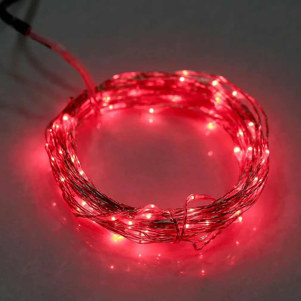 10M/33Ft 100Led Copper Wire Xmas Wedding Party String Fairy Light Dc 12V Lights Led Room Decoration | Лампы и освещение