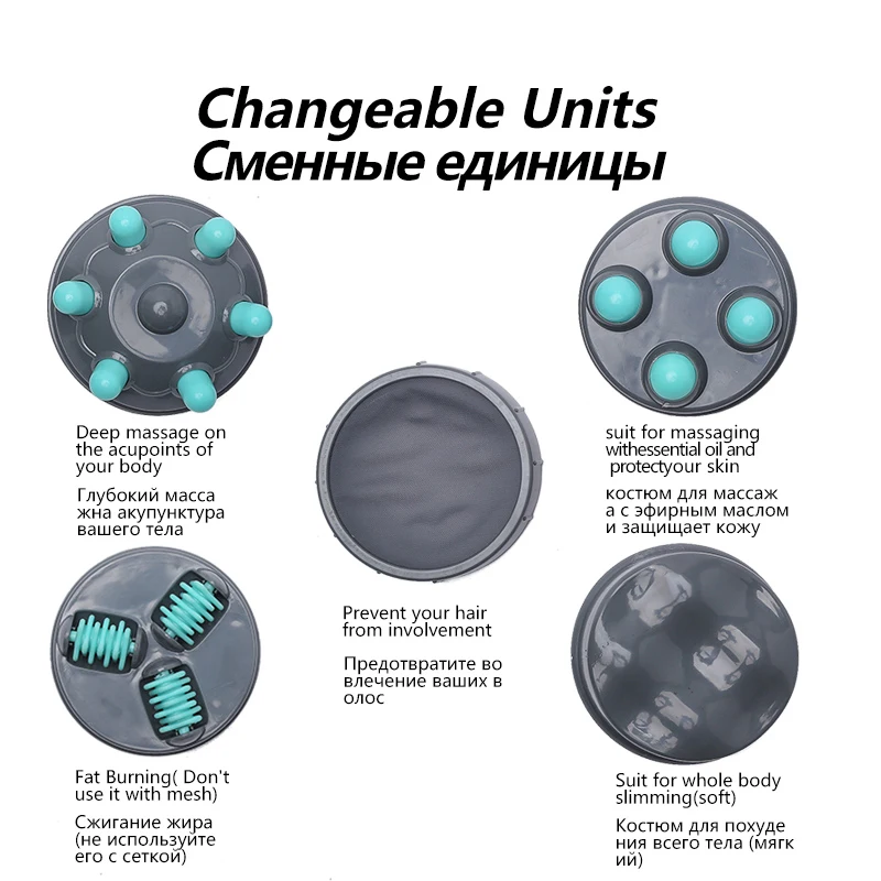 Массажер YICHANG для тела Электрический массажер спины антицеллюлитный похудения