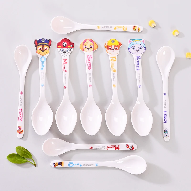 Ложка детская с длинной ручкой мультяшный персонаж из мультфильма Щенячий