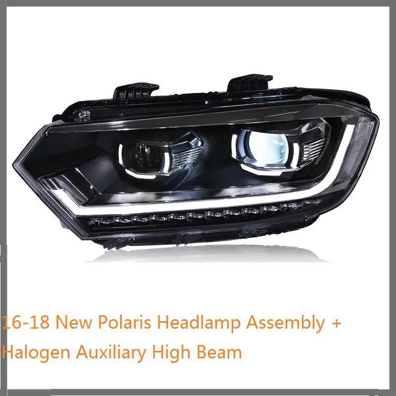 Neblineros Running Exterior Luces Led Para Авто Cob фары передние противотуманные задние Автомобильные фары в сборе 16 17 для Volkswagen Bora - Цвет: MODEL H