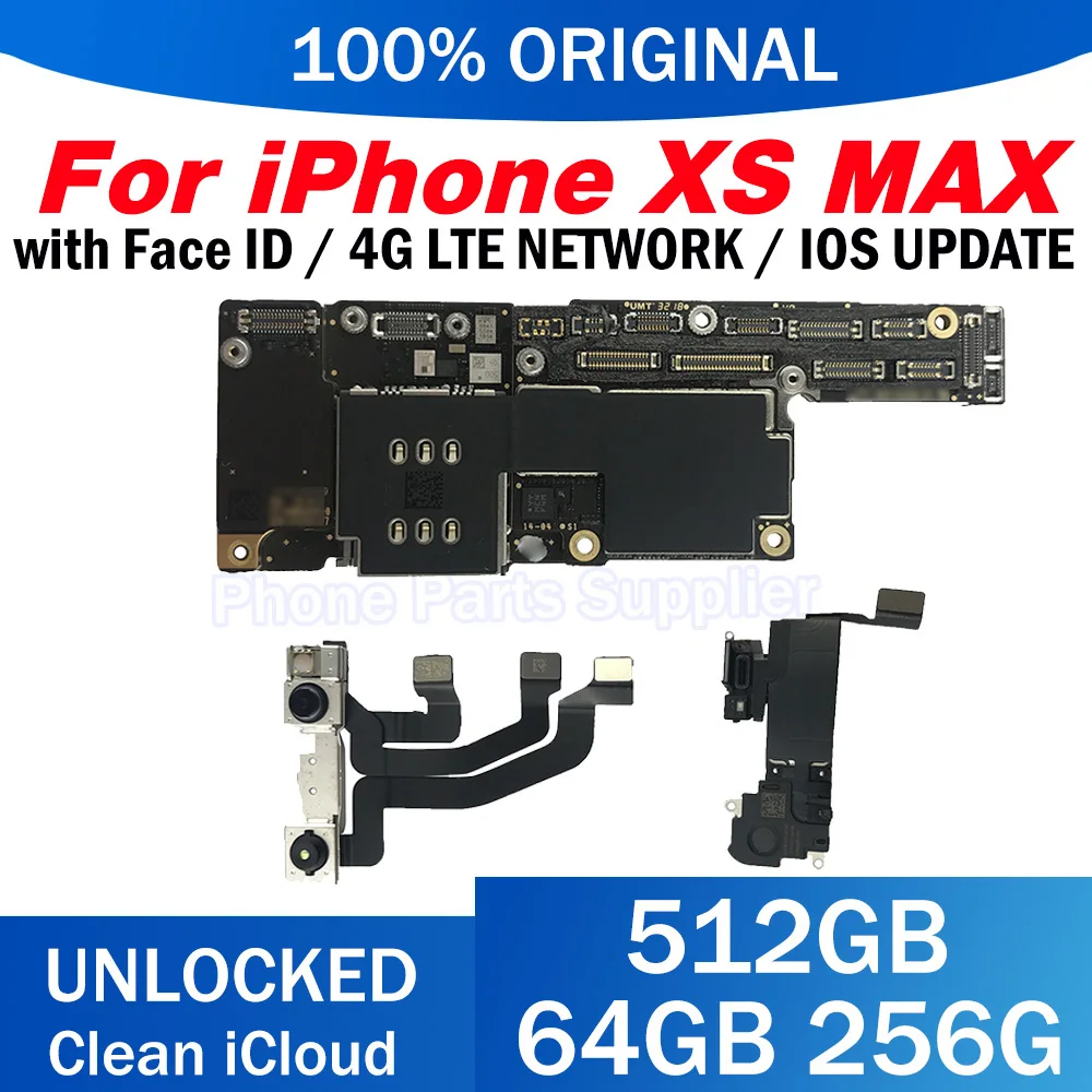 Материнская плата для iPhone XS MAX 100% '' с бесплатной разблокировкой