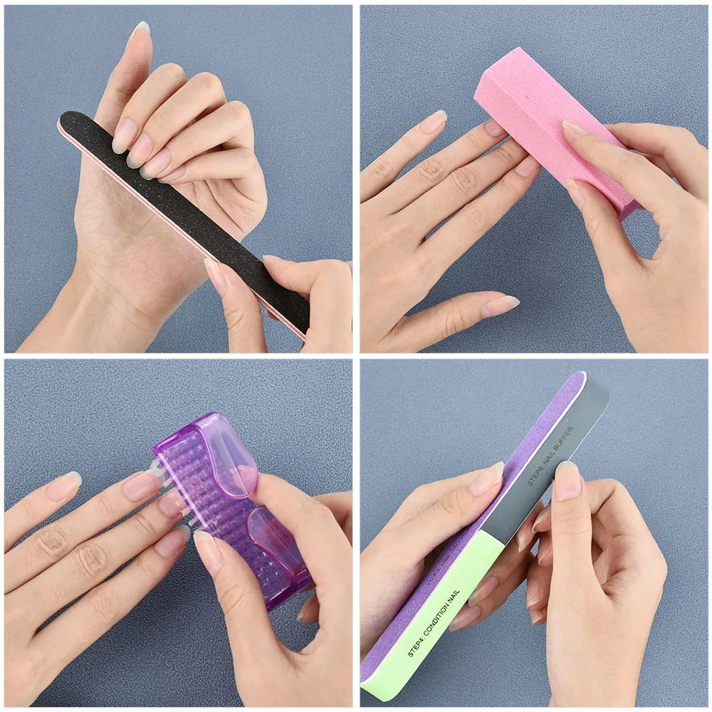 

Nail Files Buffers Tool Set Nail Care Buffing Grit Sanding Polisher Tool Manicure Pedicure Kit UV Gel Polish Emery boards