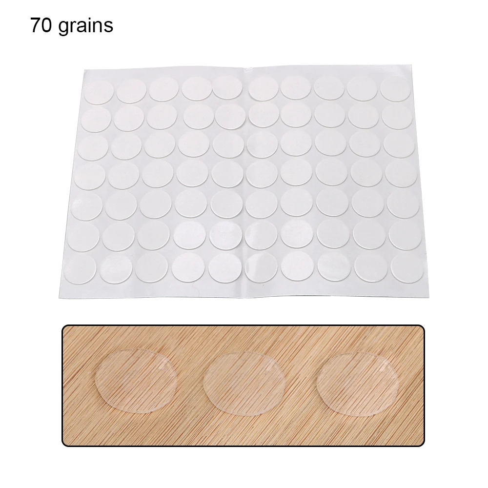 70 шт./компл. прозрачная настольная Нескользящая наклейка в горшке акриловая