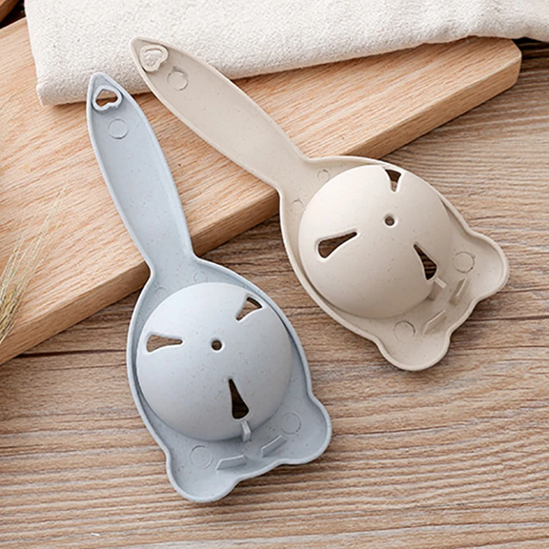 

Cute Kitchen Gadgets Egg Yolk White Separator Wheat Straw Eggs Filter Cartoon Egg White Extractor Cooking Accessories JCFCJ402