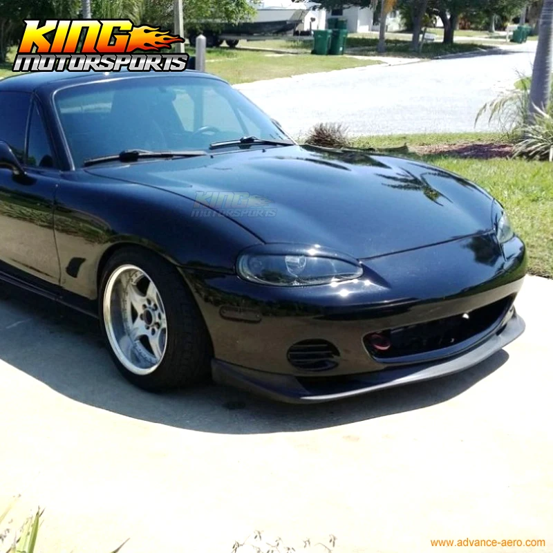 Подходит для 01 02 03 04 05 Mazda Miata MX-5 Coupe Convertible Gv Style передний бампер спойлер Global