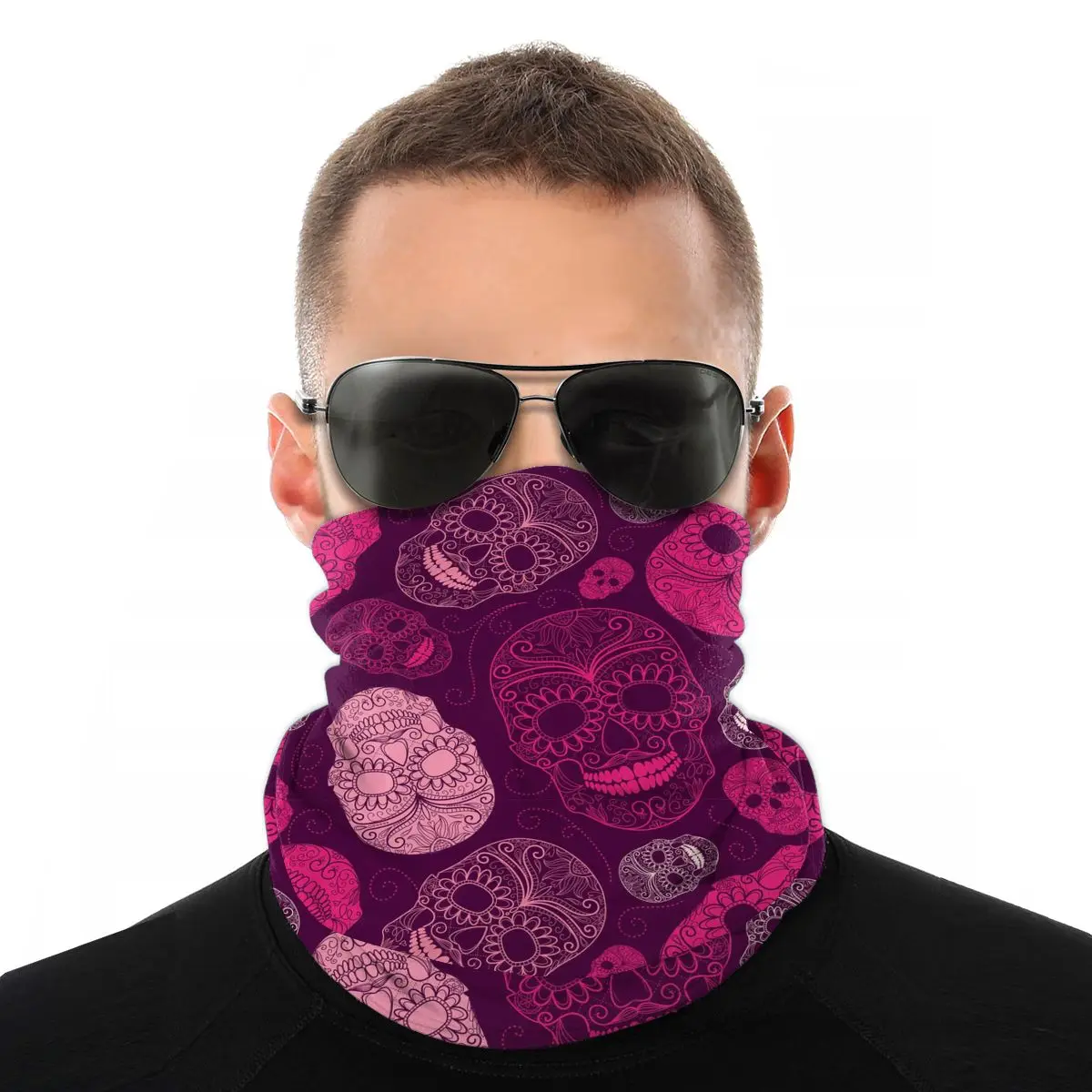 Новый Бесшовный Многофункциональный Забавный Хип хоп чехол с черепом для лица