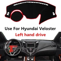 taijs factory sport protective polyester fibre car dashboard cover for hyundai veloster left hand drive
