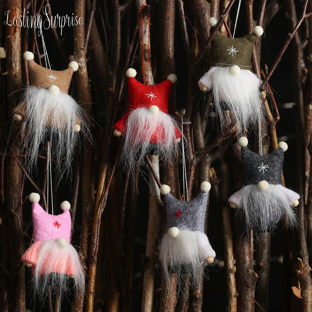 2020 рождественские безликие Куклы Орнамент скандинавские земли Бог Санта Клаус