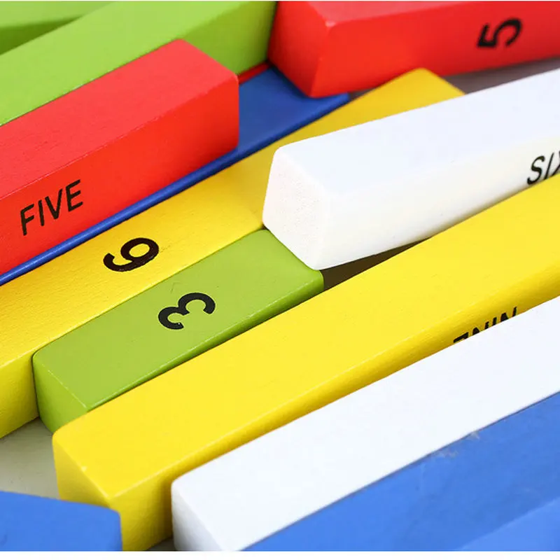 Бесплатная доставка цифровой 0 до 9 лет Детская Цвет десятичная система стержней